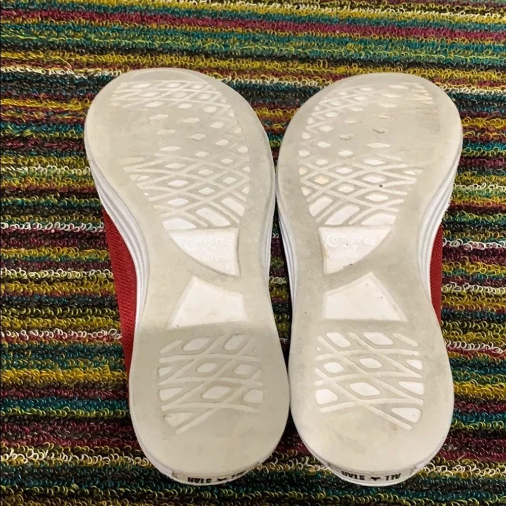 Converse Chuck It Red Mesh Slip on sneakers size 6 - Picture 5 of 8